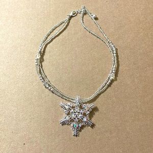 Snowflake necklace